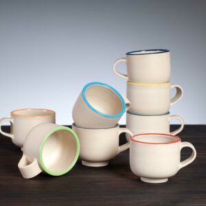 espresso cup range in 8 colours